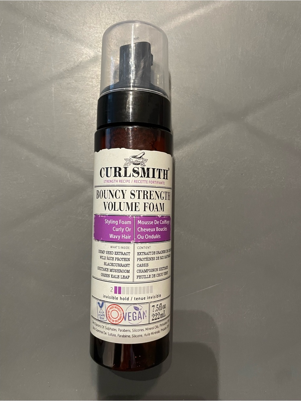Curlsmith by Curlsmith BOUNCY STRENGTH VOLUME FOAM 7.5 OZ for WOMEN New